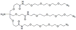 Amino-Tri-(Azide-PEG4-ethoxymethyl)-methane