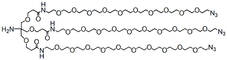 Amino-Tri-(Azide-PEG10-ethoxymethyl)-methane HCl Salt