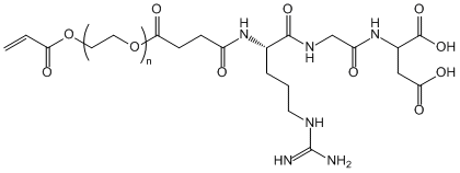 AC-PEG-RGD, Acrylate-PEG-ARG-GLY-ASP, MW 5,000