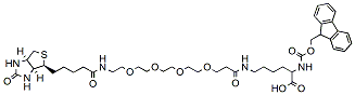 Fmoc-Lys(biotin-PEG4)-OH | CAS 1334172-64-3