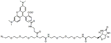 TAMRA-Azide-PEG-Biotin | CAS 1797415-74-7