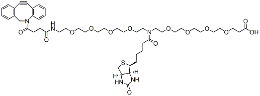 N-(DBCO-PEG4)-N-Biotin-PEG4-acid