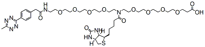 N-(Methyltetrazine-PEG4)-N-Biotin-PEG4-acid