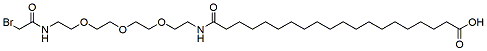 20-(Bromoacetamido-PEG3-ethylcarbamoyl)nonadecanoic acid