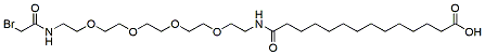 14-(Bromoacetamido-PEG4-ethylcarbamoyl)tridecanoic acid