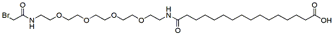 16-(Bromoacetamido-PEG4-ethylcarbamoyl)pentadecanoic acid