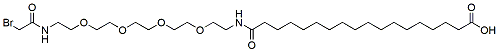 18-(Bromoacetamido-PEG4-ethylcarbamoyl)heptadecanoic acid