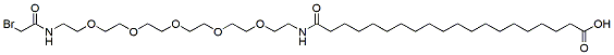 20-(Bromoacetamido-PEG5-ethylcarbamoyl)nonadecanoic acid