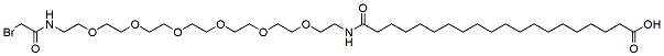 20-(Bromoacetamido-PEG6-ethylcarbamoyl)nonadecanoic acid