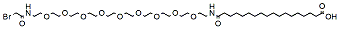 17-(Bromoacetamido-PEG9-ethylcarbamoyl)heptadecanoic acid