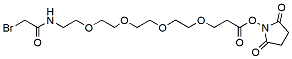 Bromoacetamido-PEG4-NHS ester | CAS 1260139-70-5