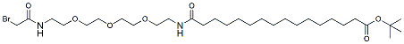 16-(Bromoacetamido-PEG3-ethylcarbamoyl)pentadecanoic-t-butyl ester