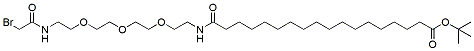 18-(Bromoacetamido-PEG3-ethylcarbamoyl)heptadecanoic-t-butyl ester