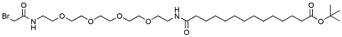 14-(Bromoacetamido-PEG4-ethylcarbamoyl)tridecanoic-t-butyl ester