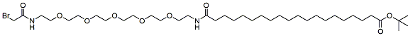 20-(Bromoacetamido-PEG5-ethylcarbamoyl)nonadecanoic-t-butyl ester