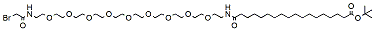 17-(Bromoacetamido-PEG9-ethylcarbamoyl)heptadecanoic t-butyl ester