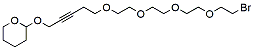 5-(tetrahydro-2H-pyran-2-yloxy)pent-3-yn-1-PEG4-bromide | CAS 2468714-94-3