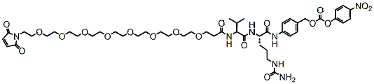 Mal-PEG8-Val-Cit-PAB-PNP