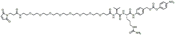 Mal-amide-PEG8-Val-Cit-PAB-PNP | CAS 1964490-09-2