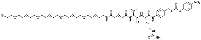 Azido-PEG8-Amido-Val-Cit-PAB-PNP