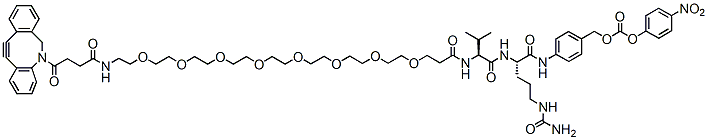 DBCO-PEG8-Val-Cit-PAB-PNP