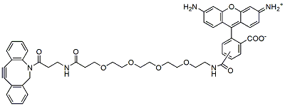 Carboxyrhodamine 110-PEG4-DBCO