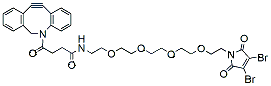 3,4-Dibromo-Mal-PEG4-amide-DBCO