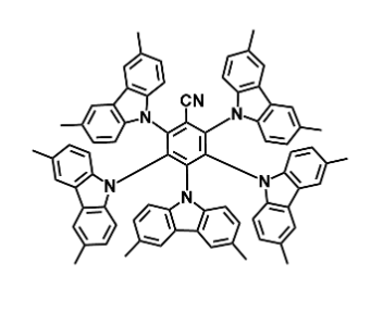 2,3,4,5,6-pentakis(3,6-dimethyl-9H-carbazol-9-yl)benzonitrile