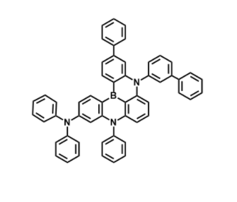 9-[1,1′-Biphenyl]-3-yl-N,N,5,11-tetraphenyl-5H,9H-[1,4]benzazaborino[2,3,4-kl]phenazaborin-3-amine | CAS 1689553-04-5