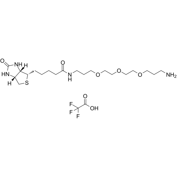 Biotin-C1-PEG3-C3-amine TFA | CAS 1334172-59-6