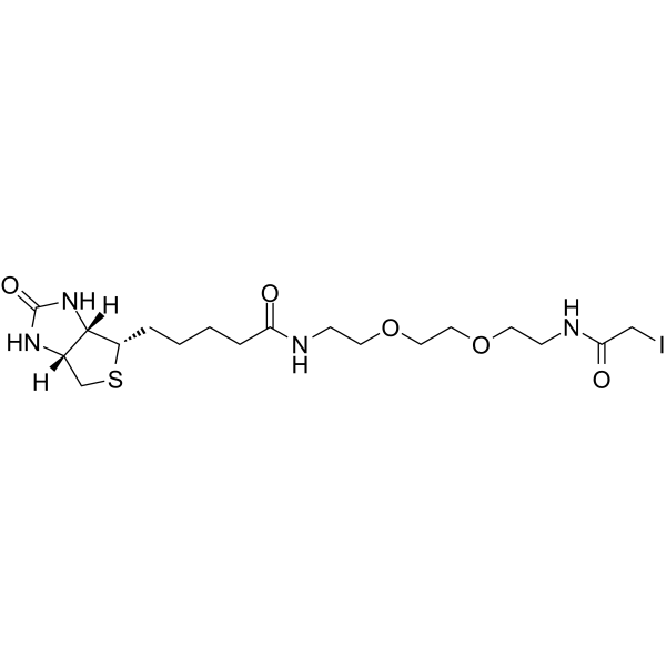 Biotin-PEG2-C2-iodoacetamide | CAS 292843-75-5