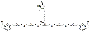 N-Desthiobiotin-N-bis(PEG4-NHS ester) | CAS 2353409-61-5