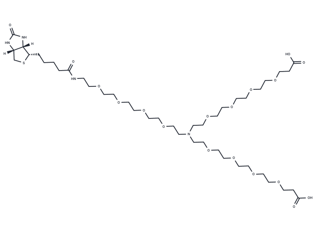 N-(Biotin-PEG4)-N-bis(PEG4-acid) | CAS 2112731-48-1