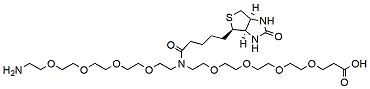 N-(Amino-PEG4)-N-Biotin-PEG4-acid | CAS 2100306-84-9