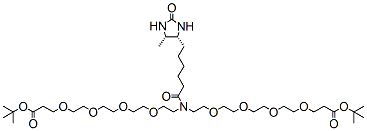 N-Desthiobiotin-N-bis(PEG4-t-butyl ester) | CAS 2353409-60-4