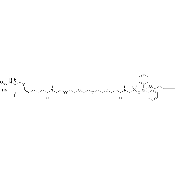 Biotin-PEG4-amino-t-Bu-DADPS-C3-alykne | CAS 2241685-22-1