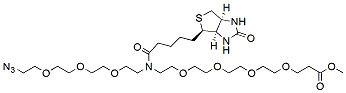 N-(Azido-PEG3)-N-Biotin-PEG4-methyl ester | CAS 2100306-76-9