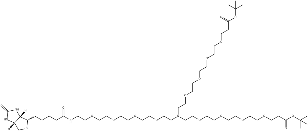 N-(Biotin-PEG4)-N-bis(PEG4-t-butyl ester) | CAS 2112730-79-5