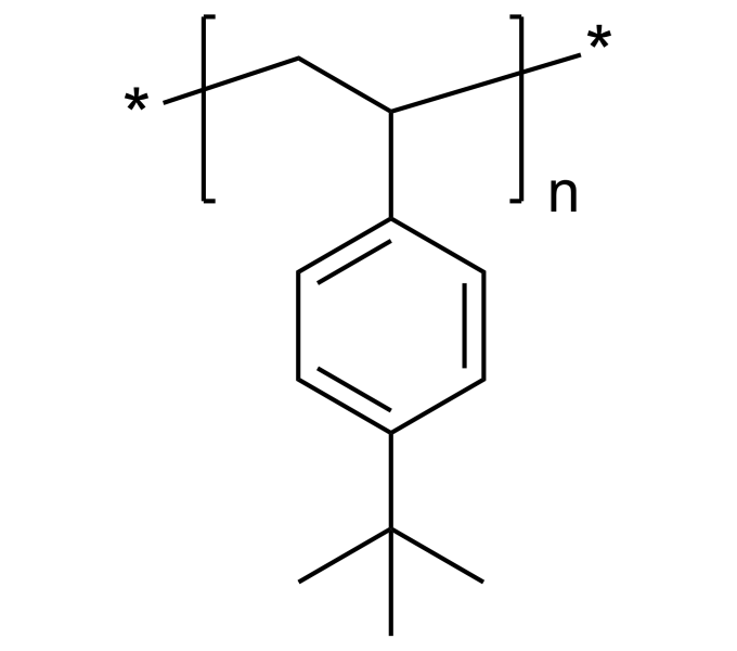 Poly(4-tert-butyl styrene), Mn 187,000 | CAS 26009-55-2