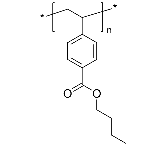 Poly(n-butyl 4-vinylbenzoate), Mn 119,000