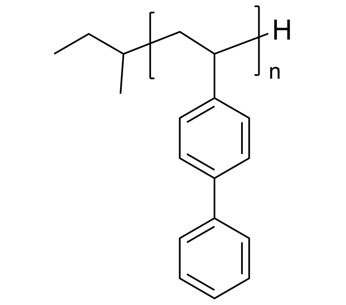 Poly(4-vinyl biphenyl), Mn 4,493,000 | CAS 25232-08-0