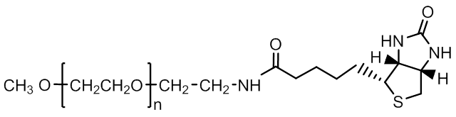 mPEG-Biotin, mPEG-Bio, MW 40,000