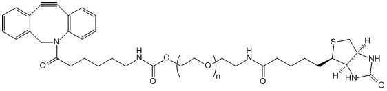 DBCO-PEG-Biotin, Biotin-PEG-DBCO, MW 20,000