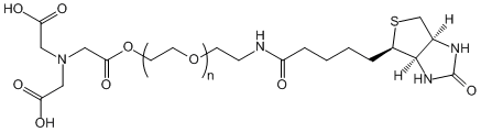 NTA-PEG-Biotin, Nitrilotriacetic Acid-PEG-Biotin, MW 10,000