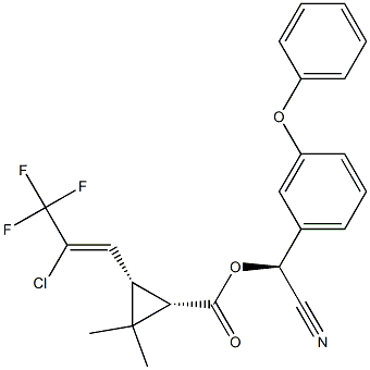 [1S-[1α(R*),3α(Z)]]-3-(2-Chloro-3,3,3-trifluoro-1-propenyl)-2,2-dimethylcyclopropanecarboxylic Acid Cyano(3-phenoxyphenyl)methyl Ester(Cyhalothrin Isomer) | CAS 76703-64-5