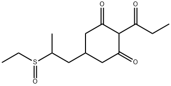 5-[2-(Ethylsulfinyl)propyl]-2-(1-oxopropyl)-1,3-cyclohexanedione | CAS 111031-38-0