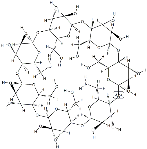 Mono-(6-amino-6-deoxy)-β-cyclodextrin (1N-βCD) | CAS 29390-67-8