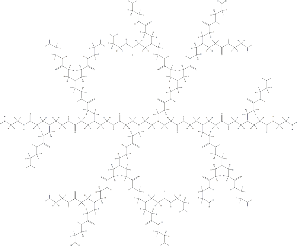 PAMAM dendrimer, generation 2 solution, ethylenediamine core | CAS 93376-66-0