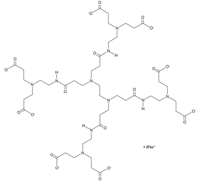 PAMAM Dendrimer G0.5 Carboxylate (sodium salt) (water solution) | CAS 339334-01-9