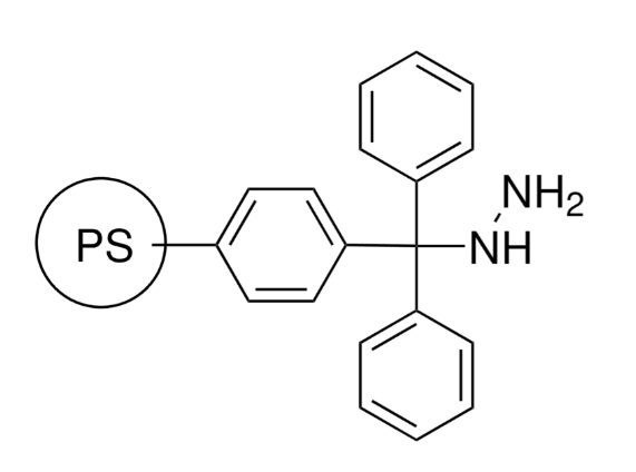 Hydrazine trityl polystyrene resin, 100-200 mesh, DVB 1% (Loading: 1.2-1.7 mmol/g)